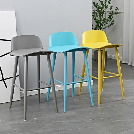 Senchu Manufacturer Light Weight Garden Chair PP Leg White Kitchen Chairs Plastic Chairs for Living Room Scandinavian Chair Wholesale
